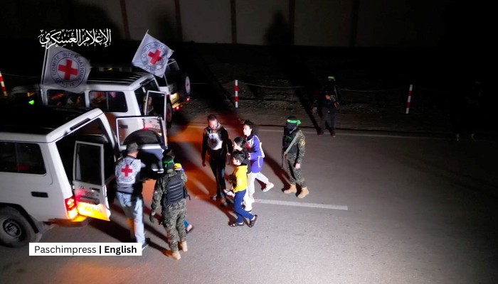 11 more hostages released from Gaza in exchange for 33 Palestinians