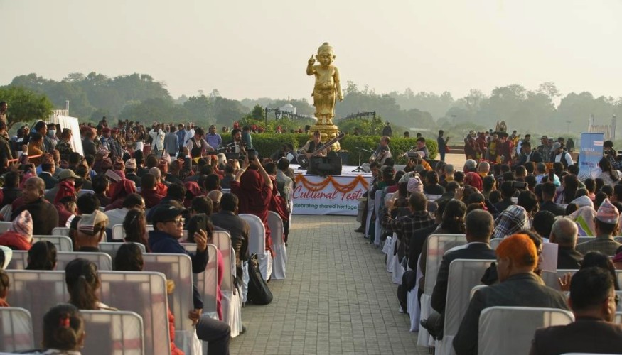 India-Nepal Cultural Festival in Lumbini