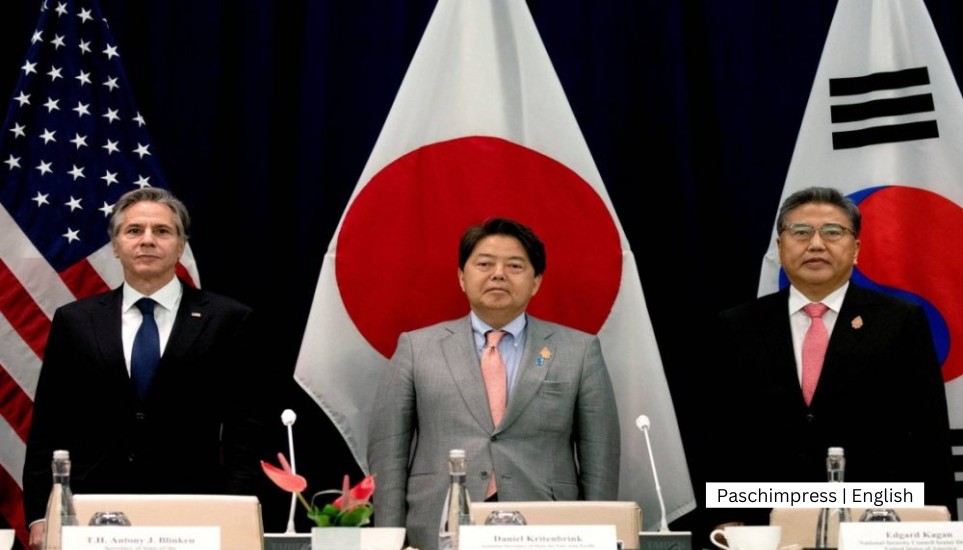 US, Japan, South Korea reiterate commitment to trilateral maritime security with international law