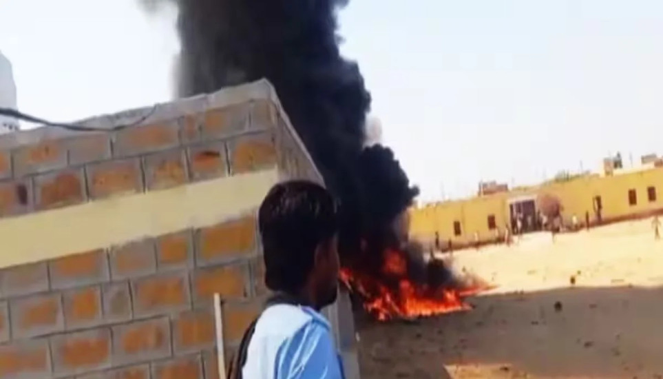 Fighter jet crash in India