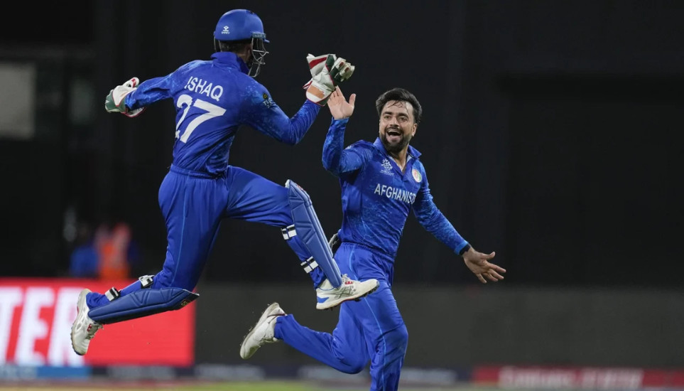 Afghanistan Crush Bangladesh, Reach T20 World Cup Semis with Record-Breaking Rashid Khan